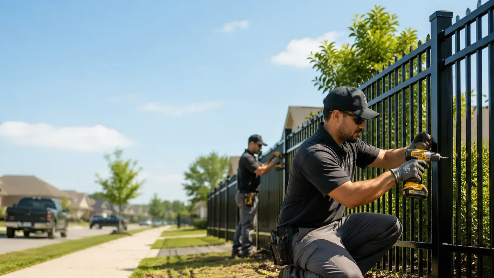 Metal Fence Installation in Shell Lake, WI